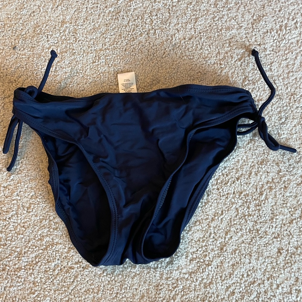 Navy Size 8 Bikini Bottoms